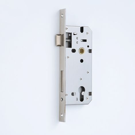 Bravix Serrure À Mortaise À Cadre Tubulaire Étroit Cubst De 85 Mm, Serrure À Mortaise De 23 Mm, Serrure De Porte En Acier Pour Portail De Jardin