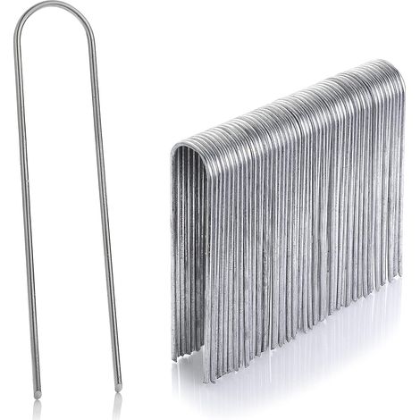 Lot De 50 Piquets En Acier Inoxydable Galvanisé, Hauteur 150 Mm, Diamètre 3 Mm