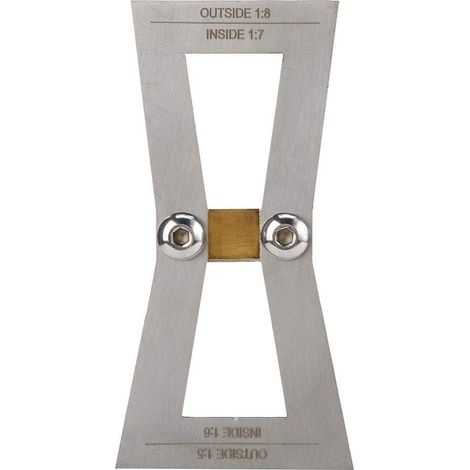 Bravix Outils De Travail Du Bois En Acier Inoxydable Avec Règle À Queue D'Aronde Graduée Pour Le Travail Du Bois, Utilisation Industrielle (sans Échelle)