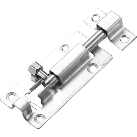 Bravix Door Security Slide Latch Lock With 2 Pack Keyless Entry, Thickened Heavy Duty Steel Sliding, Easy To Install Gate