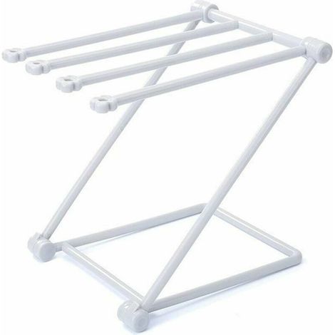 Bravix Porte-serviette Sur Pied Pliable,porte-serviettes Salle De Bains Avec Conception À 4 Barres Convient Pour La Chambre À Coucher, La Salle De Bain, La Cuisine Ou Tout Autre Endroit Souhaité，(gris