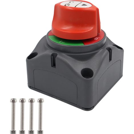 Bravix Master Switch Batterie, 12v/48v Interrupteur Principal Commutateur De Batterie, Bateau De Voiture Sur Le Commutateur De Batterie, Master Isolateur Déconnecter Commutateur, Pour Yacht Voiture