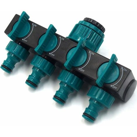 Bravix Répartiteur De Tuyau D'Arrosage 3/4"diviseur De Robinet Le Connecteur Connecteur De Tuyau Séparateur De Buse Connecteurs De Robinet Confortable Pour Le Jardin Et La Vie À La Maison