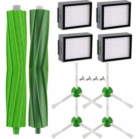 Bravix Accessoires Kit De Remplacement Compatible Avec Irobot Roomba Série I7 I7+ I7 Plus Et E5 E6 E7 Aspirateur - 14pcs