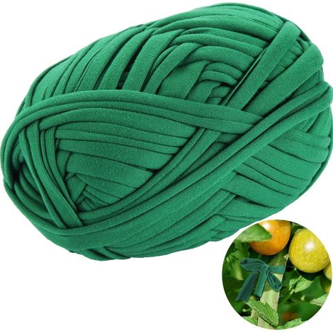 Bravix 30 Mètres/98 Pieds Vert Jardin Ficelle Jardin Plante Attache Arbre Attache Extensible Plante Support Attache (1 Rouleau)