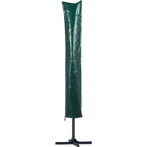 Housse De Parasol Avec Fermeture, Housse De Protection Pour Parasol De Jardin, Anti-uv, Anti-vent, Étanche, Pe Parasol Couverture De Parasol - 160 X 24 X 24 Cm (vert)