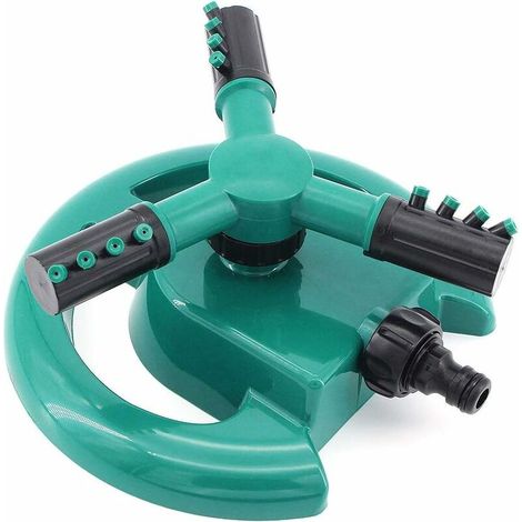 Bravix Arroseur De Pelouse, Système D'Irrigation Par Arrosage Rotatif À 360 Degrés Automatique De L'Arroseur De Jardin, Pour L'Arrosage Des Fleurs Et Des Légumes