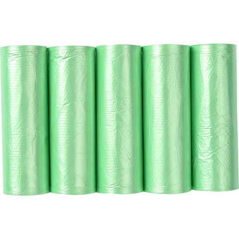 Bravix Lot De 100 Sacs Poubelle Bio Résistants Aux Déchirures Pour Cuisines Et Aliments Compostables Et Biodégradables Sacs À Déchets En