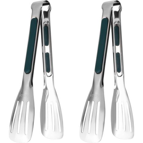 Pince À Buffet Pour La Cuisine 2 Pièces Pince De Cusine A Service Pince De Cuisine En Acier Inoxydable Avec Poignée Antidérapante Pince À Salade Inox Pour Cuisine Cuisson Friture Buffet Bbq Gri