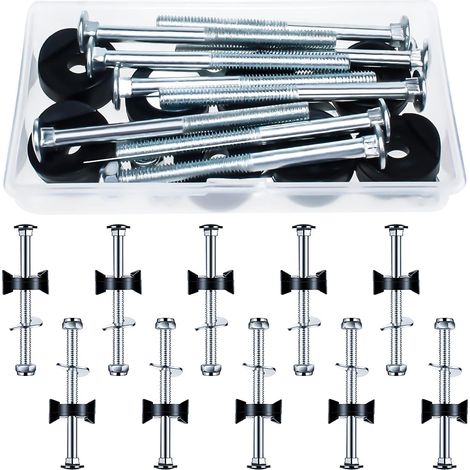 Bravix Lot De 10 Accessoires Pour Trampoline Pour Piquets De Trampolines Entretoises De Trampoline Vis Pour Fixation Du Trampoline Convient Pour Grand Trampoline Et Petit Trampoline