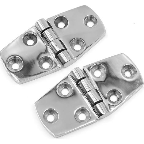 Lot De 2 Charnières De Porte En Acier Inoxydable 316 Marin Durable Pour Bateau, Yacht, Camping-car, Caravane