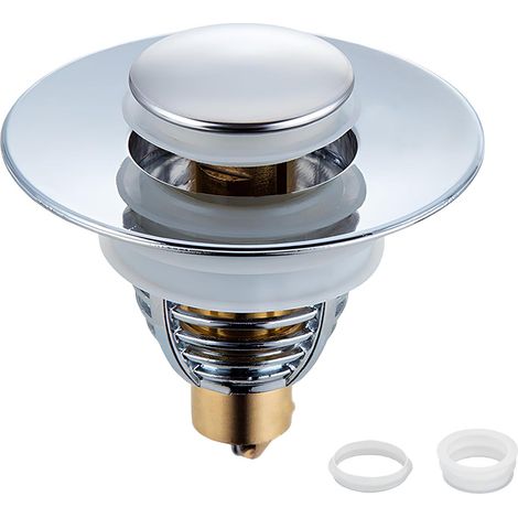 Bravix Bonde De Lavabo Pop-up, Bonde Lavabo Universel 3,2 Cm À 4,2 Cm, Flitre De Vidange Anti-bloqué,bouchon Baignoire Pour Lavabo Cuisine