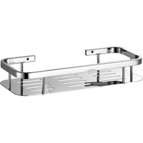 Bravix Serviteur De Douche En Acier Inoxydable, Accessoire Étagère Pour Salle De Bain, Rangement Cuisine - 35cm