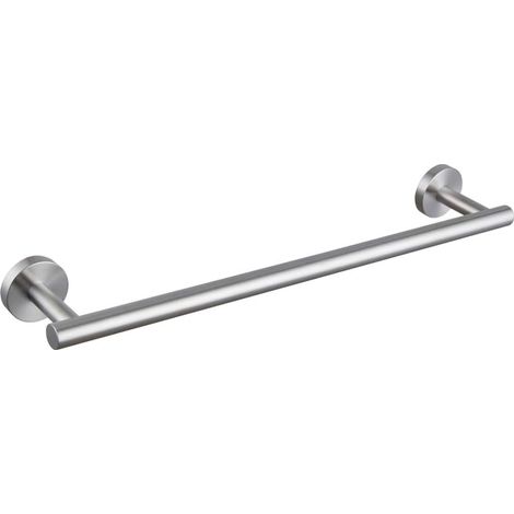 Bravix 40x5,5x7 Cm,porte Serviette Salle De Bain Mural, Barre Porte Serviette Murale, Acier Inox, Mat