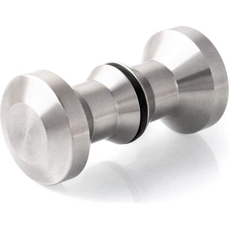 1 Paire Bouton De Porte, Porte De Douche Poignées Pour Salle De Bain, Cuisine, Maison, Bureau, Hôtel, Inox