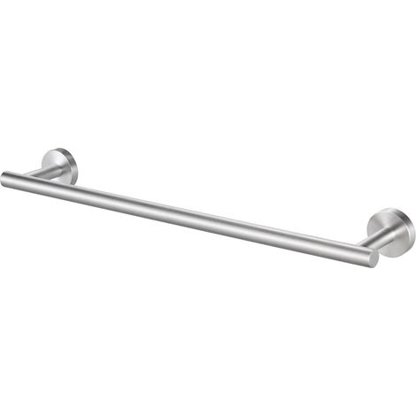 Porte-serviettes Salle De Bain Barre Porte Serviette Acier Inox Sus304 Murale 50 Cm Brossé
