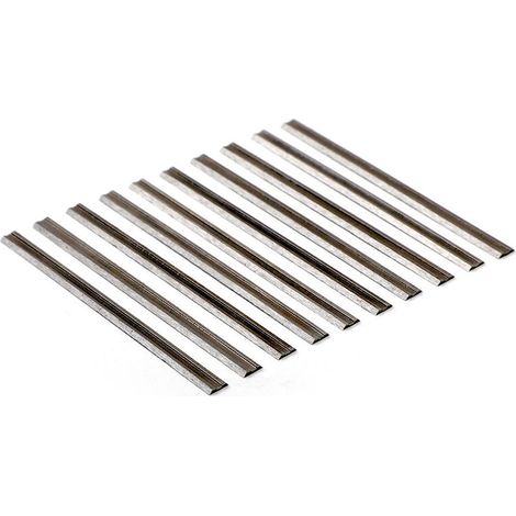 Bravix Lame De Rabot Droite, Lame De Rabot Électrique, Lame De Rabot Électrique Jetable （hss）10pcs