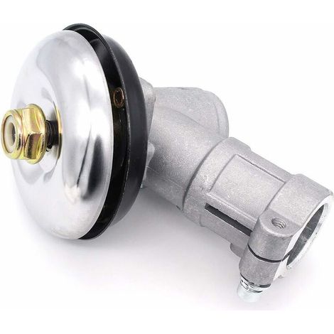 Bravix Renvoi D'Angle Debroussailleuse, Tête D'Engrenage Debroussailleuse Universelle Boîte De Vitesse De Tondeuse À Gazon Pour Coupe Herbe/tronconneuse (26mm, Rond De 9 Dents)