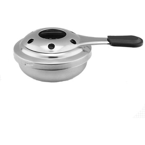Bravix Lot De 2 Mini Réchauds À Alcool Portables Coupe-vent En Acier Inoxydable Pour Camping, Randonnée, Cuisine, Thé, Café, Boissons Chaudes