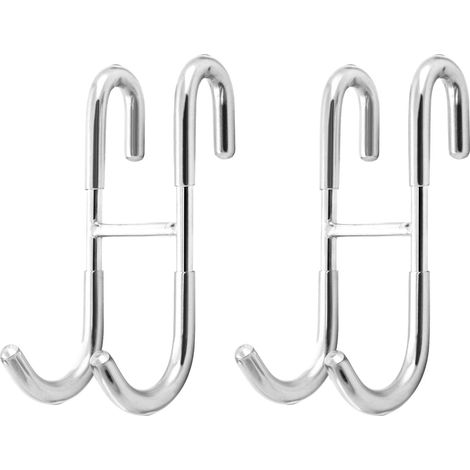 Bravix Lot De 2 Acier Inoxydable 304 Léger Crochet Mural Cabine De Douche, Crochets De Porte De Douche Pour Salle De Bains En Verre, Crochets Pour Paroi De Douche Salle De Bain
