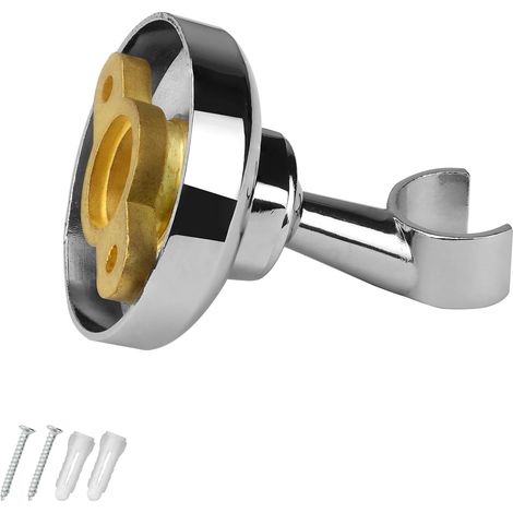 Support De Douche,support Douchette, Support Pommeau De Douche Alliage De Zinc, Accroche Pommeau De Douche Avec Vis Expansion, Réglable À 360°