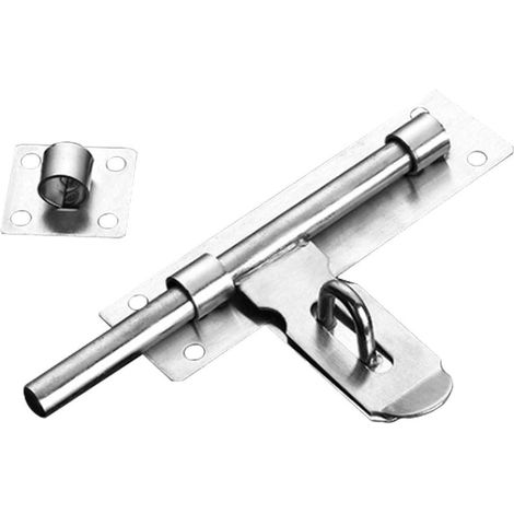 Bravix Loquet De Porte Serrure Porte Verrou Loquet Porte Loquet De Verrou Boulon À Glissière Loquet De Portail En Acier Inoxydable Pour Entrepôt Garage Grange Portail Cour Porte Avec Vis