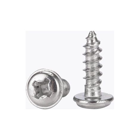 Bravix 2,6x8mm Vis Auto-taper À La Tête De La Casserole Phillips Avec Une Vis De Laveuse 304 Fixations D'Acier Inoxydable Boulons 50pcs