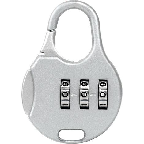 Bravix Cadenas À Combinaison À 3 Chiffres, Mini Cadenas À Code Réinitialisable En Alliage De Zinc, (lot De 1)