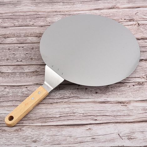Bravix Pelle À Pizza En Acier Inoxydable De Haute Qualité Pour La Cuisson Manuelle De La Pizza, Accessoires De Four À Pizza En Aluminium Raffiné À La Main
