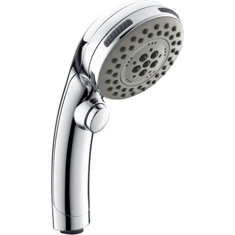 Bravix Pommeau De Douche Avec Bouton D'Arrêt Douchette À Main 5 Types De Pommeaux De Douche Au Choix Pommeau De Douche Anti-calcaire À Picots Universel