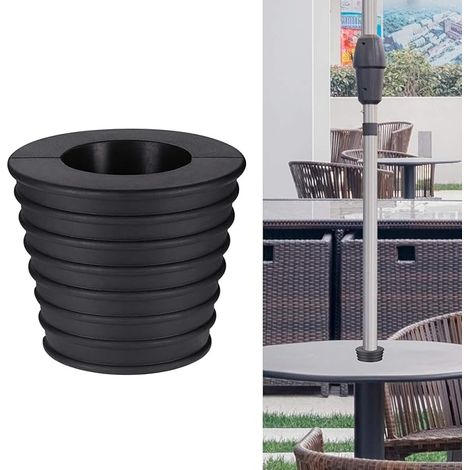 Bravix Cône De Parapluie Support De Base, Pour Ouverture Et Stabilité Du Trou De Table Patio Ou Support De Base Pour Parasol, Pied De Parasol, 1.5" Parasol