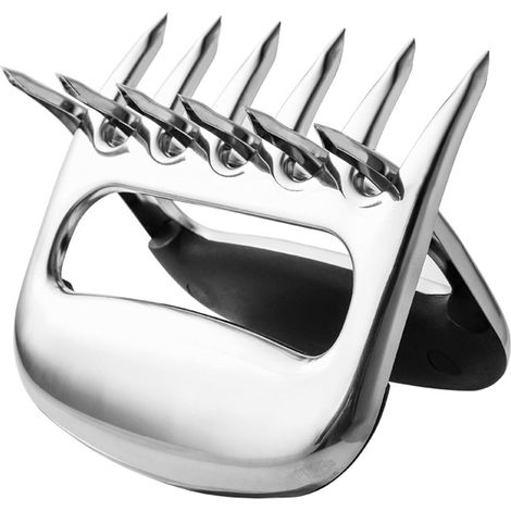 Griffes D'Ours Pour Barbecue, Vaisselle De Barbecue En Acier Inoxydable Antirouille, Patte D'Ours Pour Couper La Viande, Très Appropriée Pour Tirer Du Porc (acier Inoxydable)