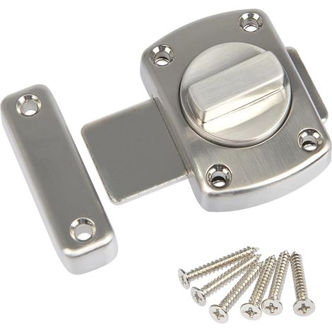 Bravix Loquet Porte En Alliage De Zinc Avec Vis Porte De Sécurité Loquet Verrous Loquet Crochet Porte Pour Sécurité Maison Salle De Bains Chambre Toilette Petit Loquet