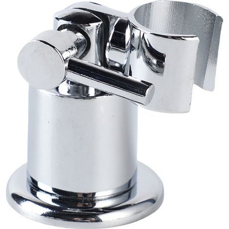 Support De Pomme Douche, Support Douche Réglable 180 Degrés, Support Pomme De Douche À Main Métal Chromé Avec Vis Pour Une Installation Facile Idéal Pour Les Salles De Bains Solide Et Durable