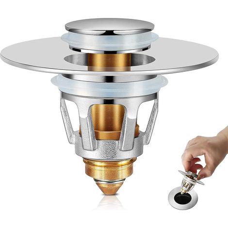 Bravix Bonde De Lavabo, Onde Lavabo Pop Up, Universelle Bonde Lavabo Salle De Bain