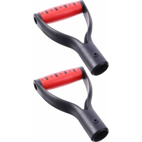 Bravix 2 Pièces D En Forme De Pelle À Neige En Plastique Grip Poignée Pique Fourches Manches De Remplacement Creuser Ratisser Outil Jardin Accessoires