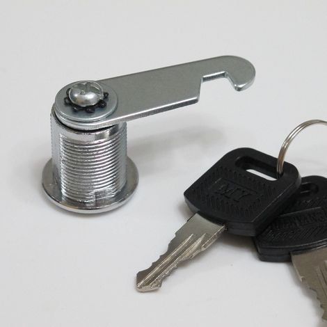 Bravix Serrure Batteuse Cylindre, Verrou De Porte Pour Armoire, Serrure Batteuse A Came Barillet Pour Boite Aux Lettres Tiroir -30mm