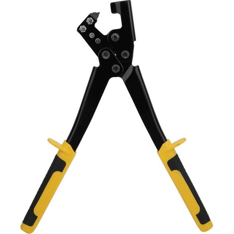 Bravix Rubberskin Pinces Pour Plaques De Plâtre, Pinces À Sertir Pour Cloisons Sèches, Pinces Fixes De Quille En Acier Léger, Outil Manuel Pour Plaques De Plâtre