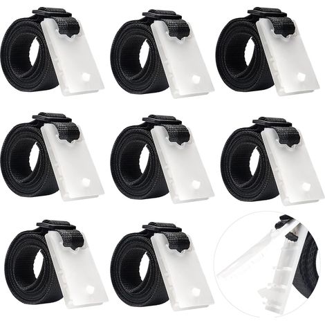 Bravix Sangles De Maintien,accessoires Enrouleur De Couverture Solaire Jeu De Roues De Parasol Sangles De Serrage De Couverture De Piscine, Pour Couvertures De Bâches De Piscine