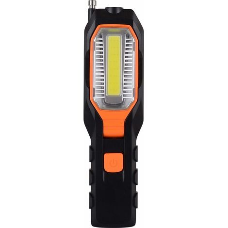 Lampe D'Inspection Led Avec Crochet Rotatif Et Aimant Cob Lampe De Poche 4 Modes D'Éclairage Pour Garage, Grenier, Camping, Utilisation D'Urgence