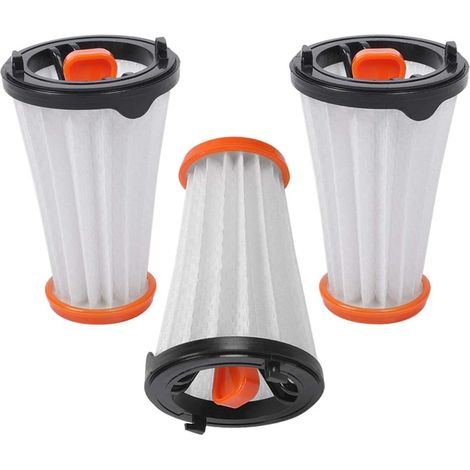 Bravix Lot De 3 Filtres De Rechange Pour Aspirateurs Aeg/electrolux Rapido Et Ergorapido Remplace Aeg Aef 144 / Electrolux Ef144