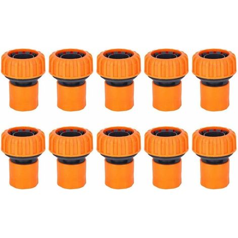10 Pièces Connecteur Rapide De Tuyau D'Arrosage En Plastique, Raccord De Tuyau D'Arrosage Kit De Dégagement Rapide Raccords De Tuyau Et Adaptateurs Pour Arrosage De Jardin
