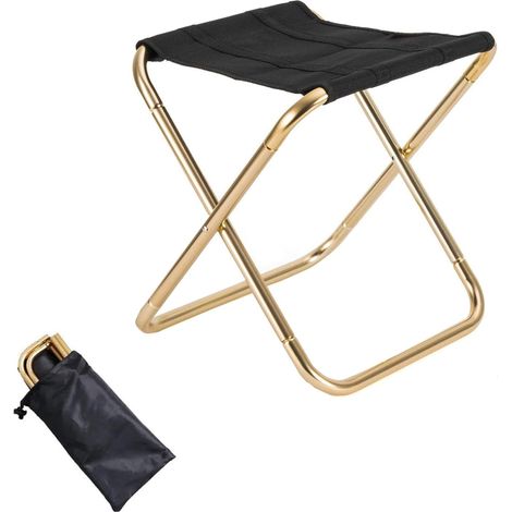 Bravix Tabouret De Camping, Tabouret Pliant Portable Chaise, Tabouret De Pêche, Petit Tabouret Pliant Portable, Avec Sac Rangement, Pour La Pêche, Le Camping, Les Voyages, La Randonnée, La Plage