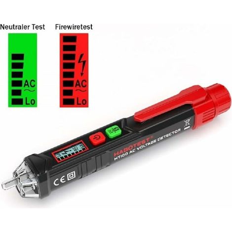 Bravix Détecteur De Tension Sans Contact, Testeur De Tension À Sensibilité Réglable 12v/48v-1000v