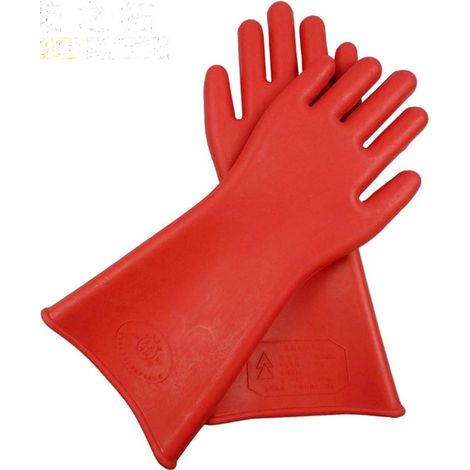 Bravix Gants En Caoutchouc Isolés Électriques De Joueur De Ligne Électricien À Haute Tension - Sécurité Gants De Travail De Protection Électriques