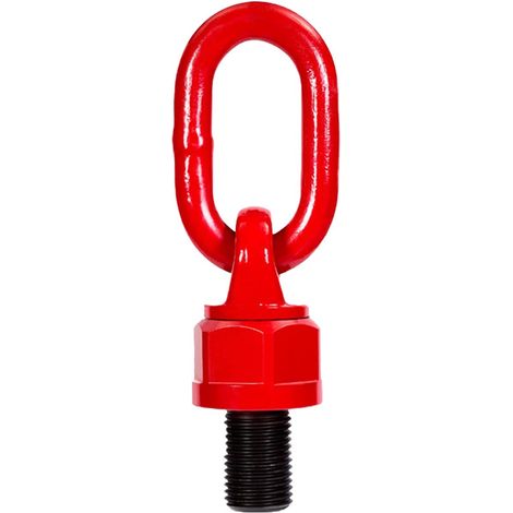Bravix Anneau De Levage Universel - M12 × 18mm 1t Outil D'Anneau D'Oeil De Levage Boulon À Anneau En Acier Allié Rotation À 360 Degrés Anneau De Levage Vis Die Boulon De Connexion Vis (rouge)