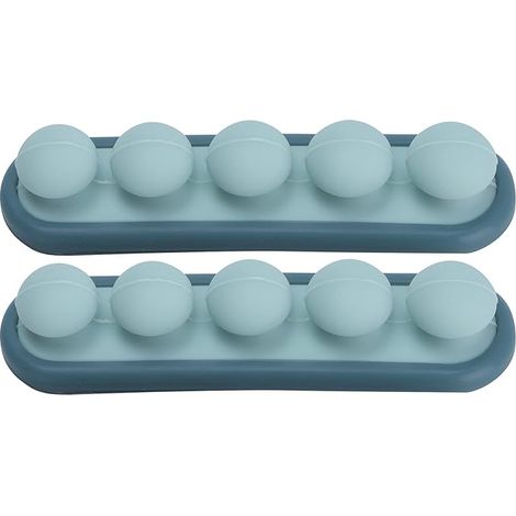 2 Pièces Organisateur De Câbles Clips Gestion Des Câbles Support De Cordon Auto-adhésif Silicone Porte-fils Pour Organiser Le Câble De Charge Usb Cordon D'Alimentation[bleu Foncé + Bleu Clair]