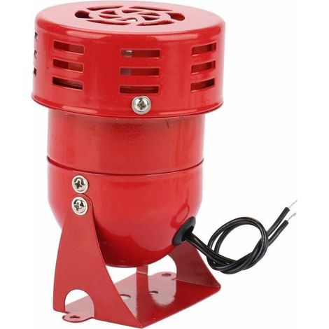 Bravix Buzzer Siren 220v Haute Puissance Mini Alarme De Moteur En Métal Rouge Bruit Industriel Électrique Garde Contre Le Vol Ms 190