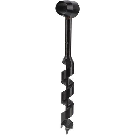 Perceuse À Tarière Manuelle Noire Haute Dureté Légère Perceuse De Survie Portable Pour Le Travail Du Bois Sauvage 25-230mm/0.98-9.06in