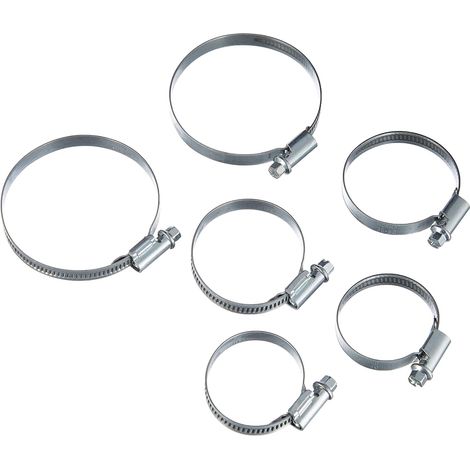 Bravix 6 Colliers Cercle Serrage, Diamètre 25-70 Mm
